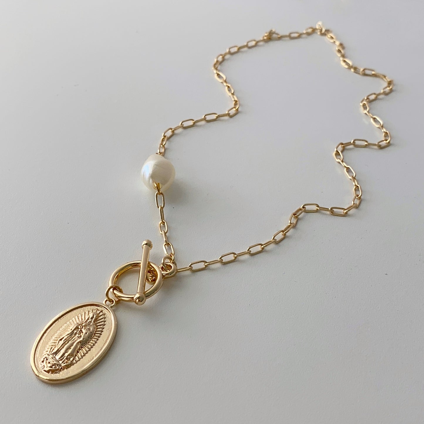 Collar medalla Virgen