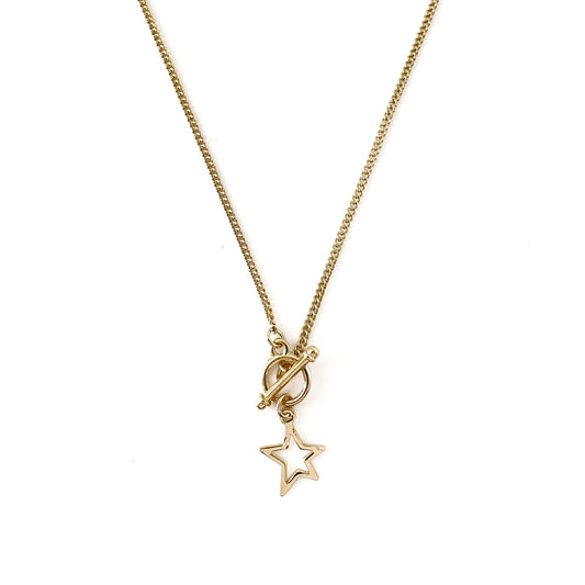 Collar broche T estrella