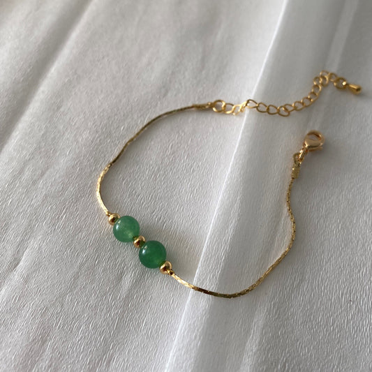 Pulsera ágata verde